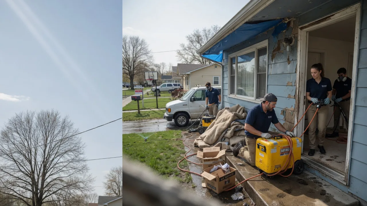 Basement Flood Cleanup in Clifton, OH near me
